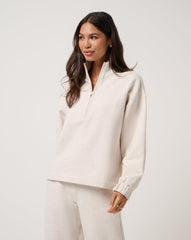 Cloud Fleece Clubside Half Zip - Travis Mathew