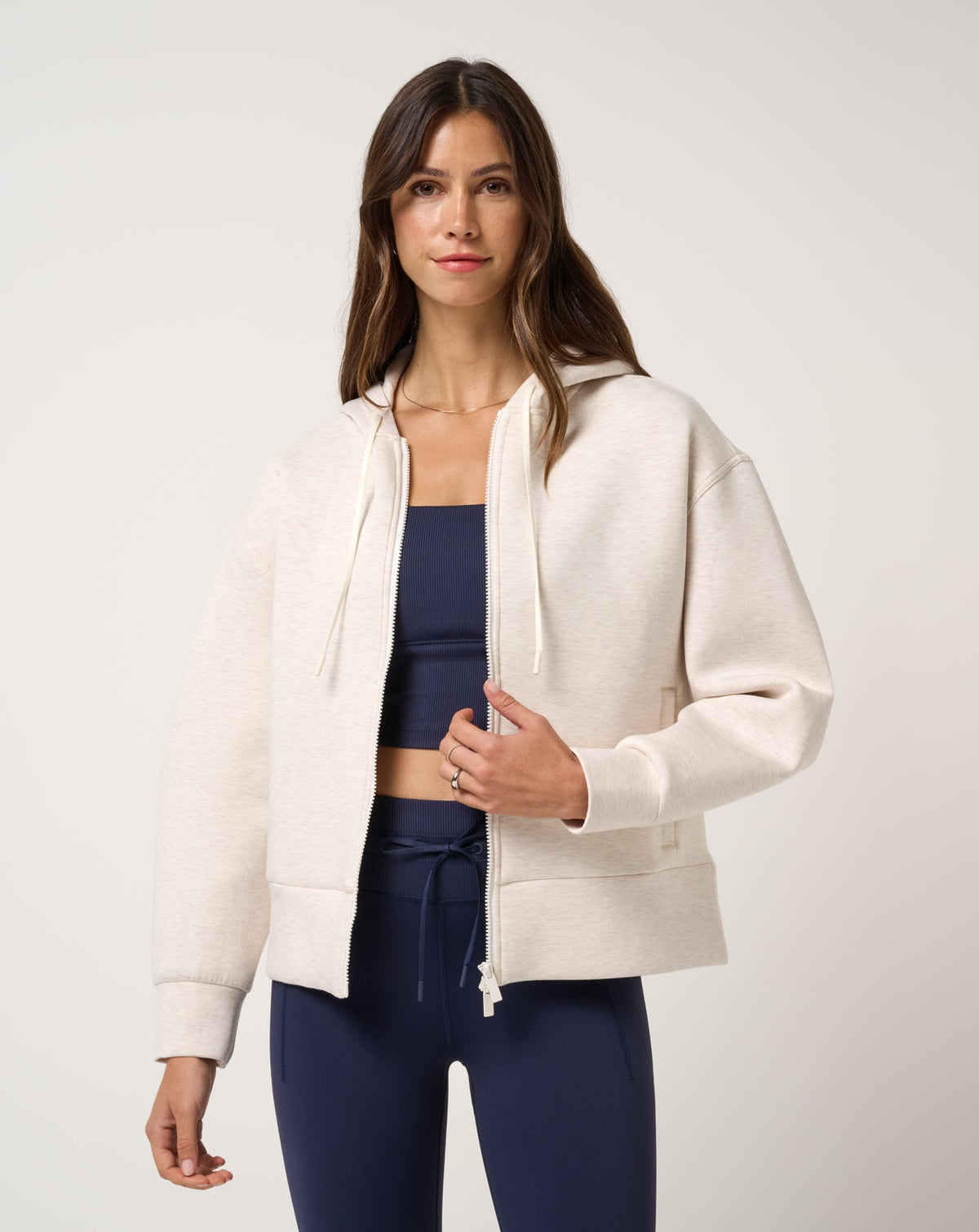 Cloudscape Zip Hood - Travis Mathew