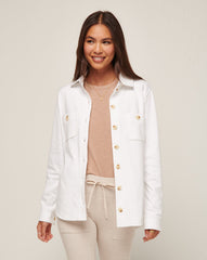 Cloud Fleece Shacket - Travis Mathew