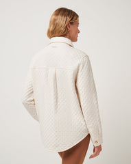Diamond Quilted Shacket - Travis Mathew