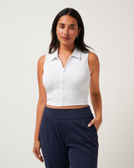 Moveknit Rib Zip Polo - Travis Mathew
