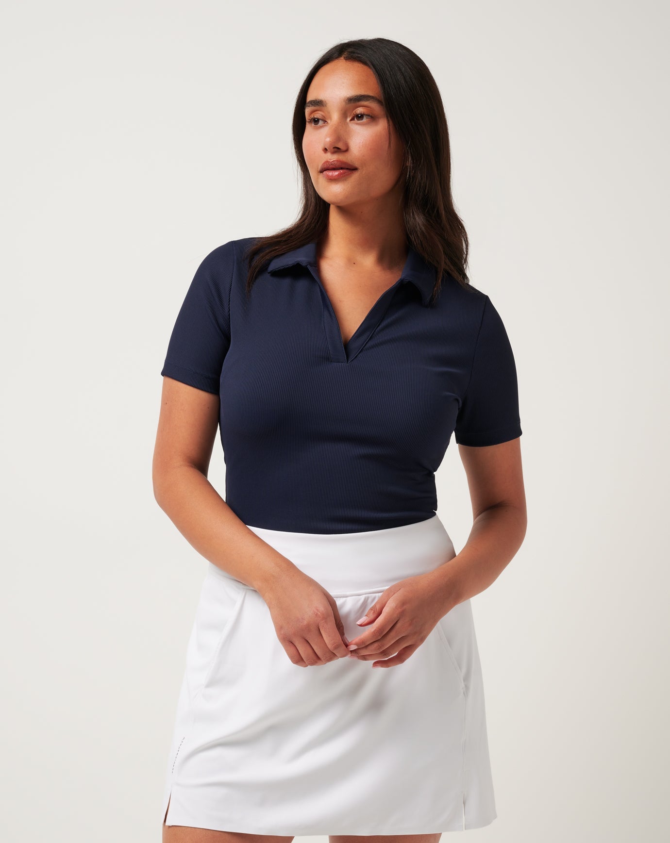 Moveknit Vneck Polo - Travis Mathew