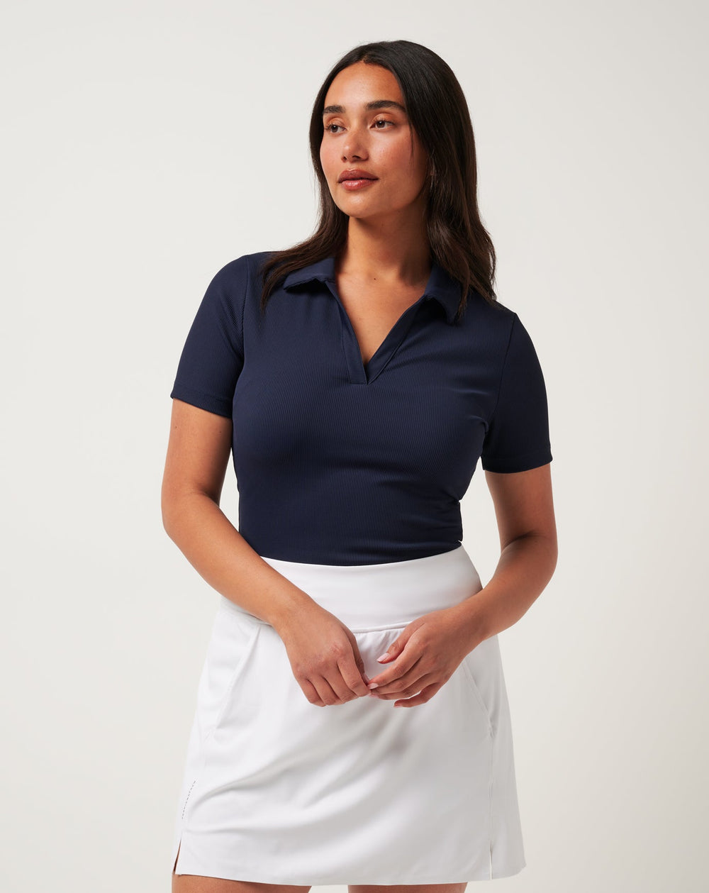 Moveknit Vneck Polo - Travis Mathew