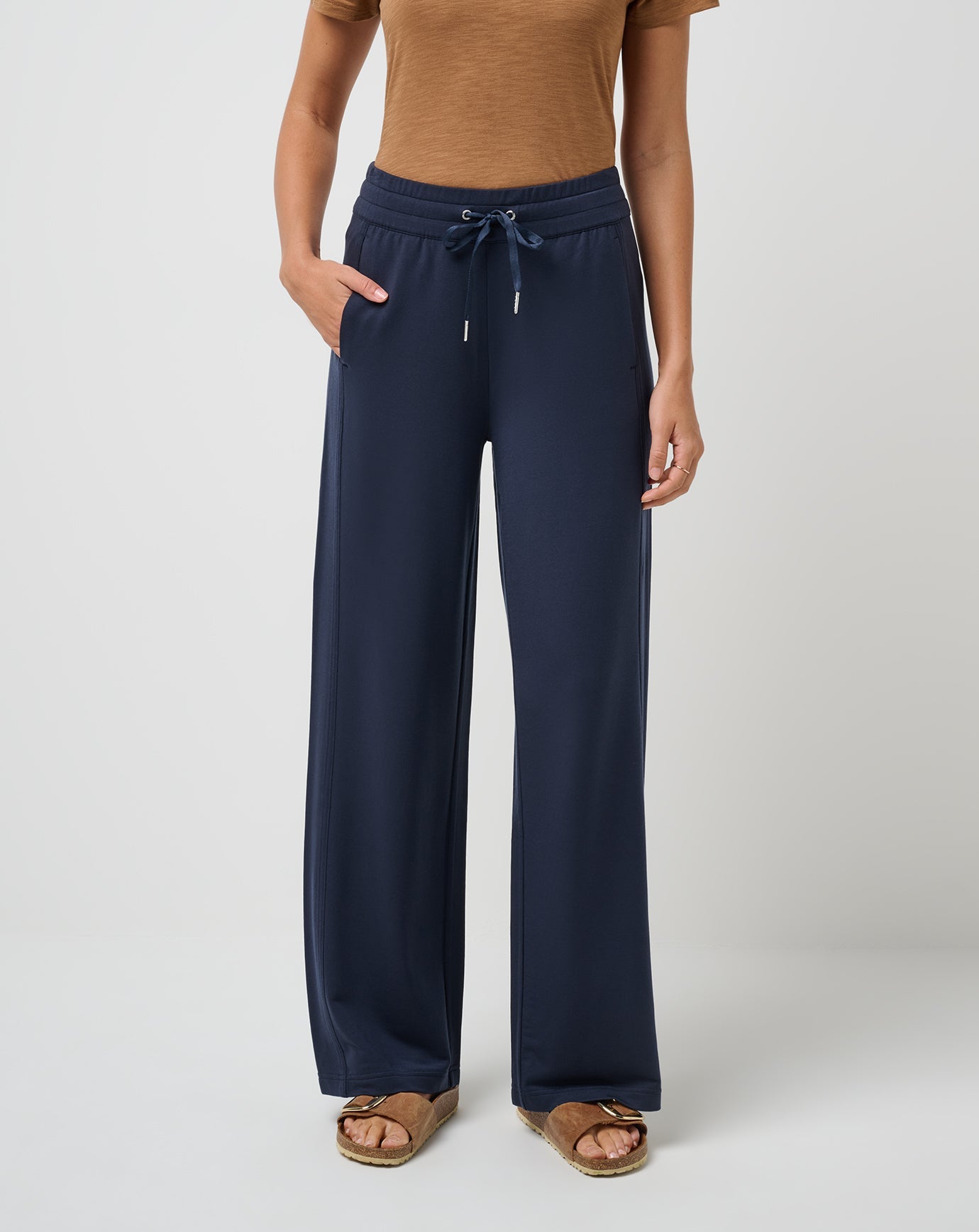 Cloud Terry Wide Leg Pant - Travis Mathew