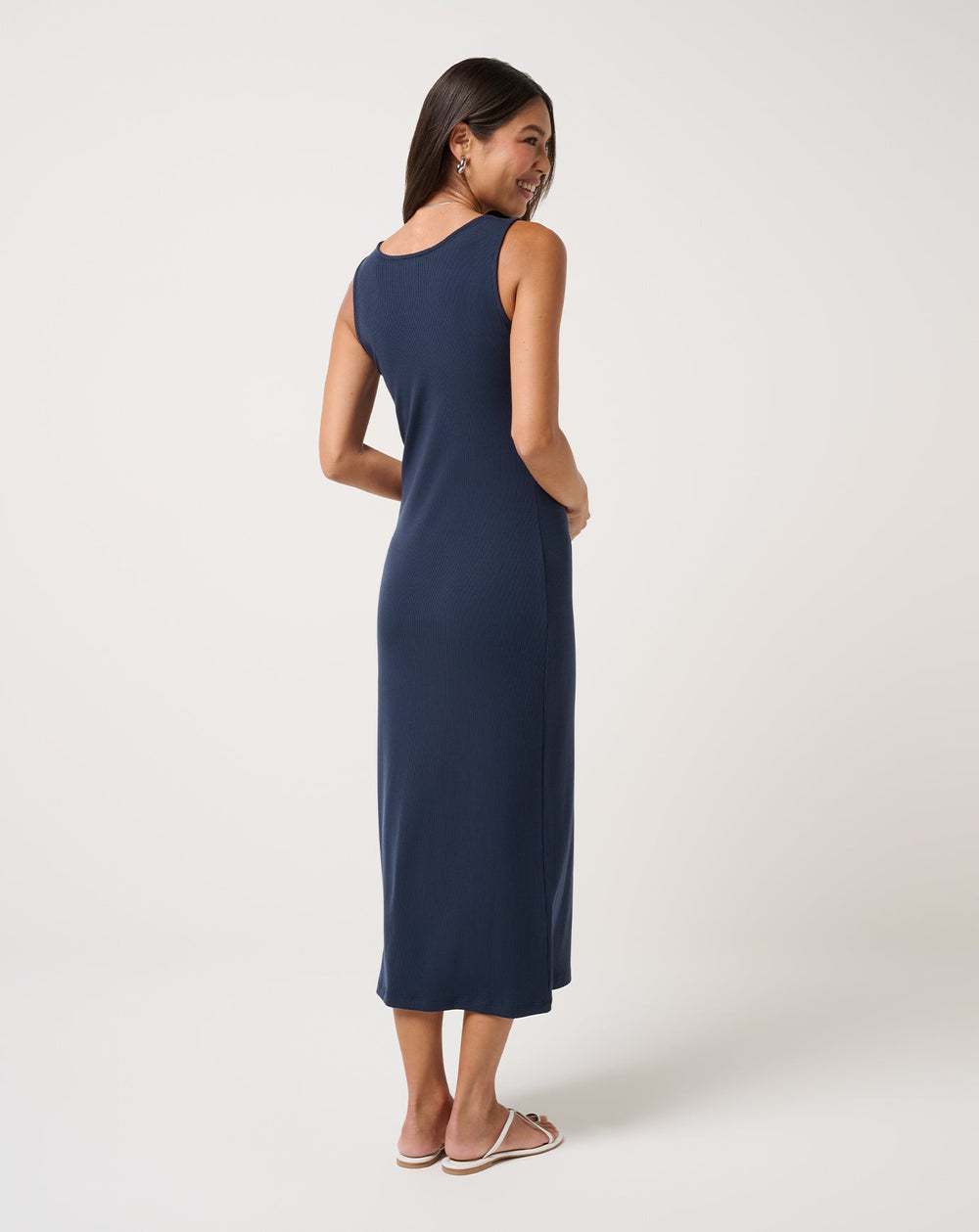 Cloud Rib Button Tank Dress - Travis Mathew