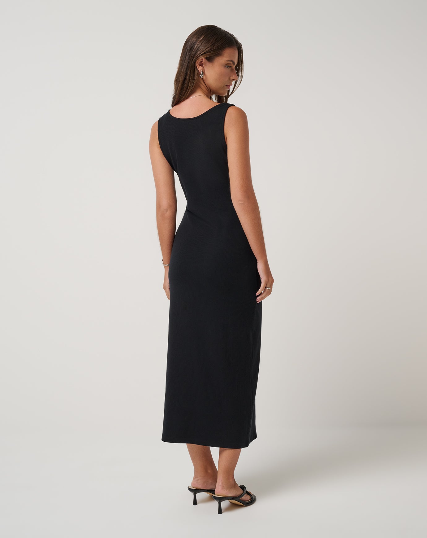 Cloud Rib Button Tank Dress - Travis Mathew