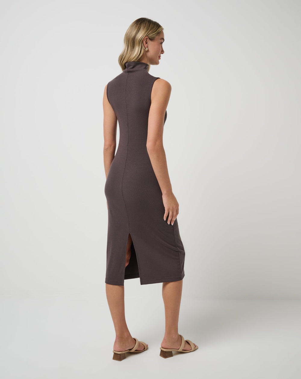 Cloud Rib Mock Neck Dress - Travis Mathew