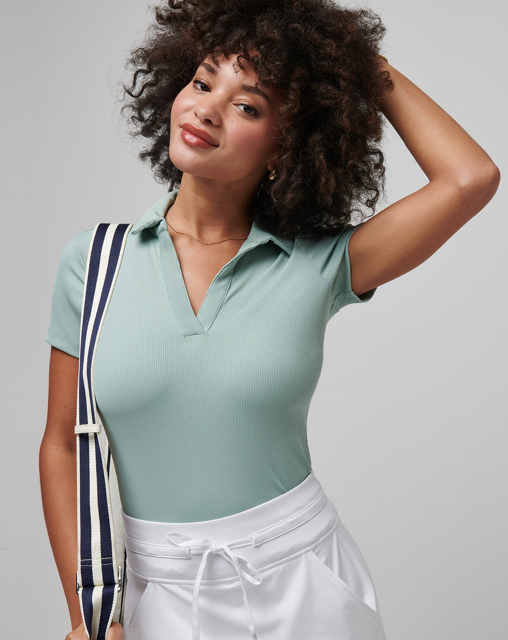 Moveknit Vneck Polo - Travis Mathew