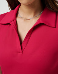 Moveknit Vneck Polo - Travis Mathew