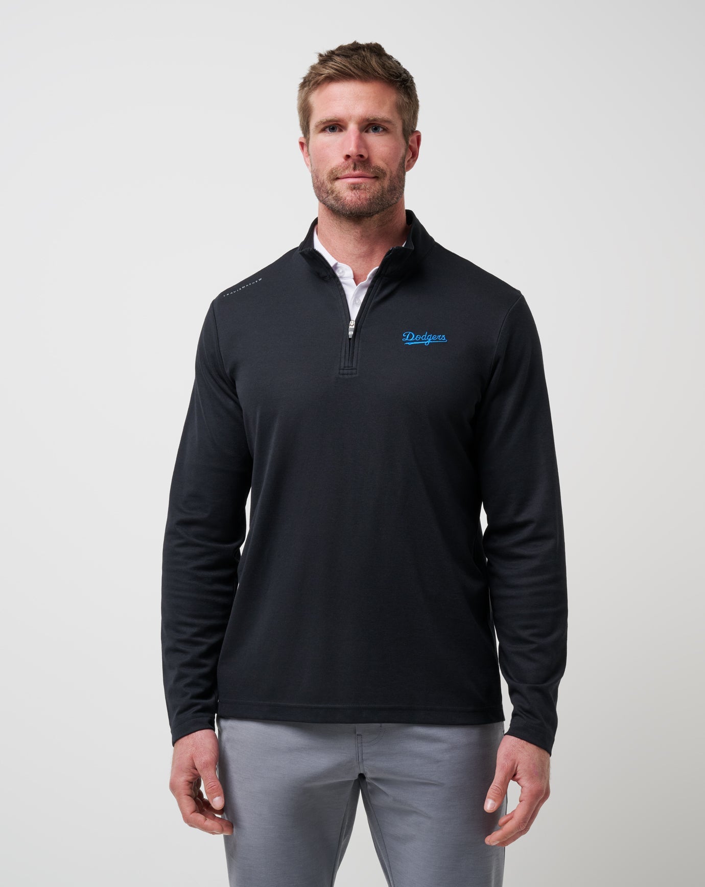 Los Angeles Dodgers Time To Tailgate Quarter Zip - Travis Mathew