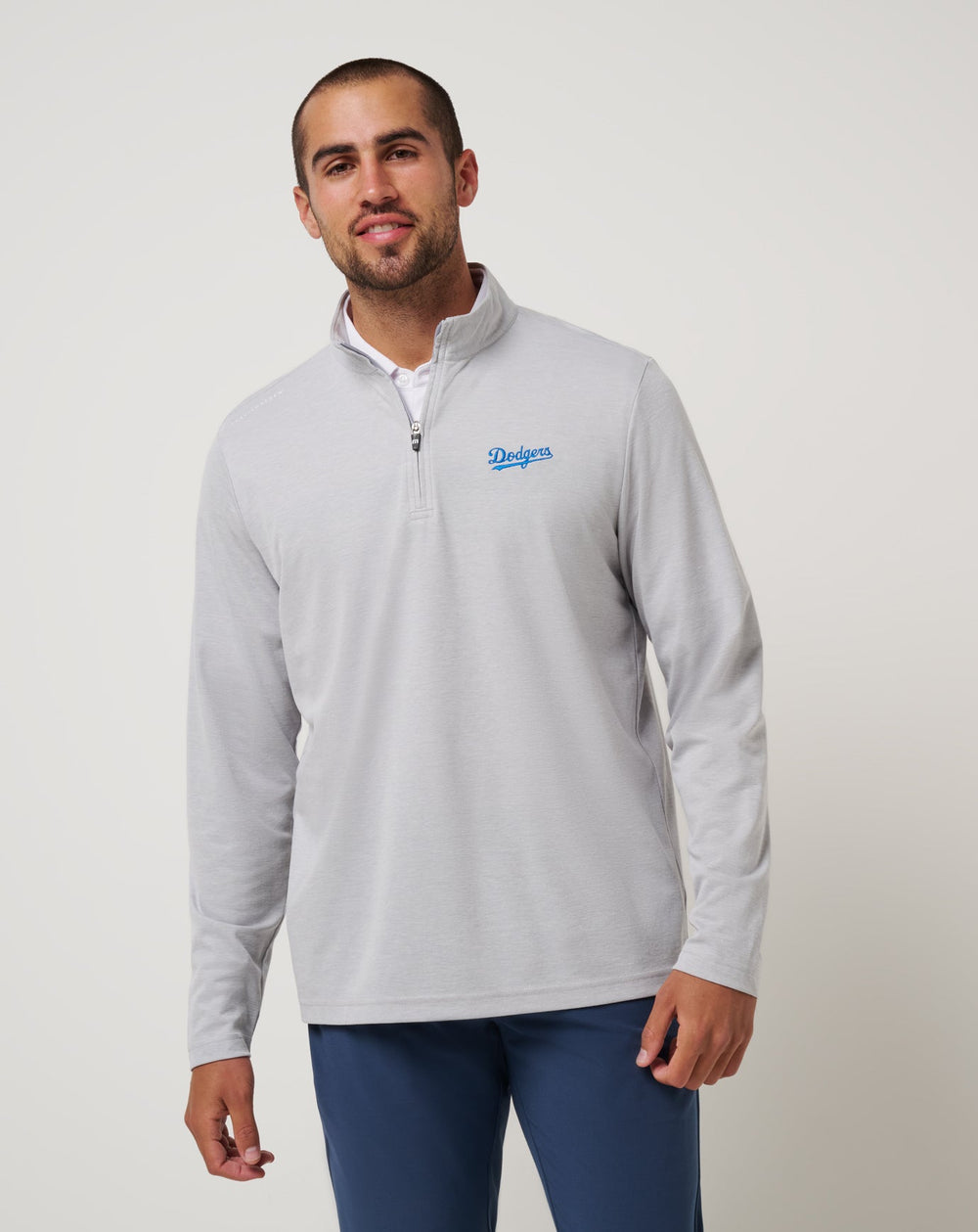 Los Angeles Dodgers Time To Tailgate Quarter Zip - Travis Mathew