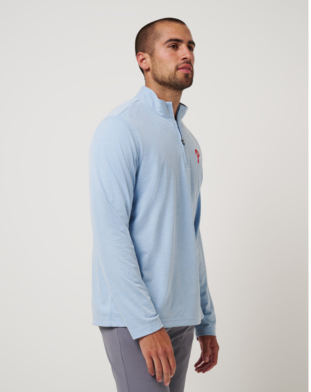 Philadelphia Phillies Time To Tailgate Quarter Zip - Travis Mathew