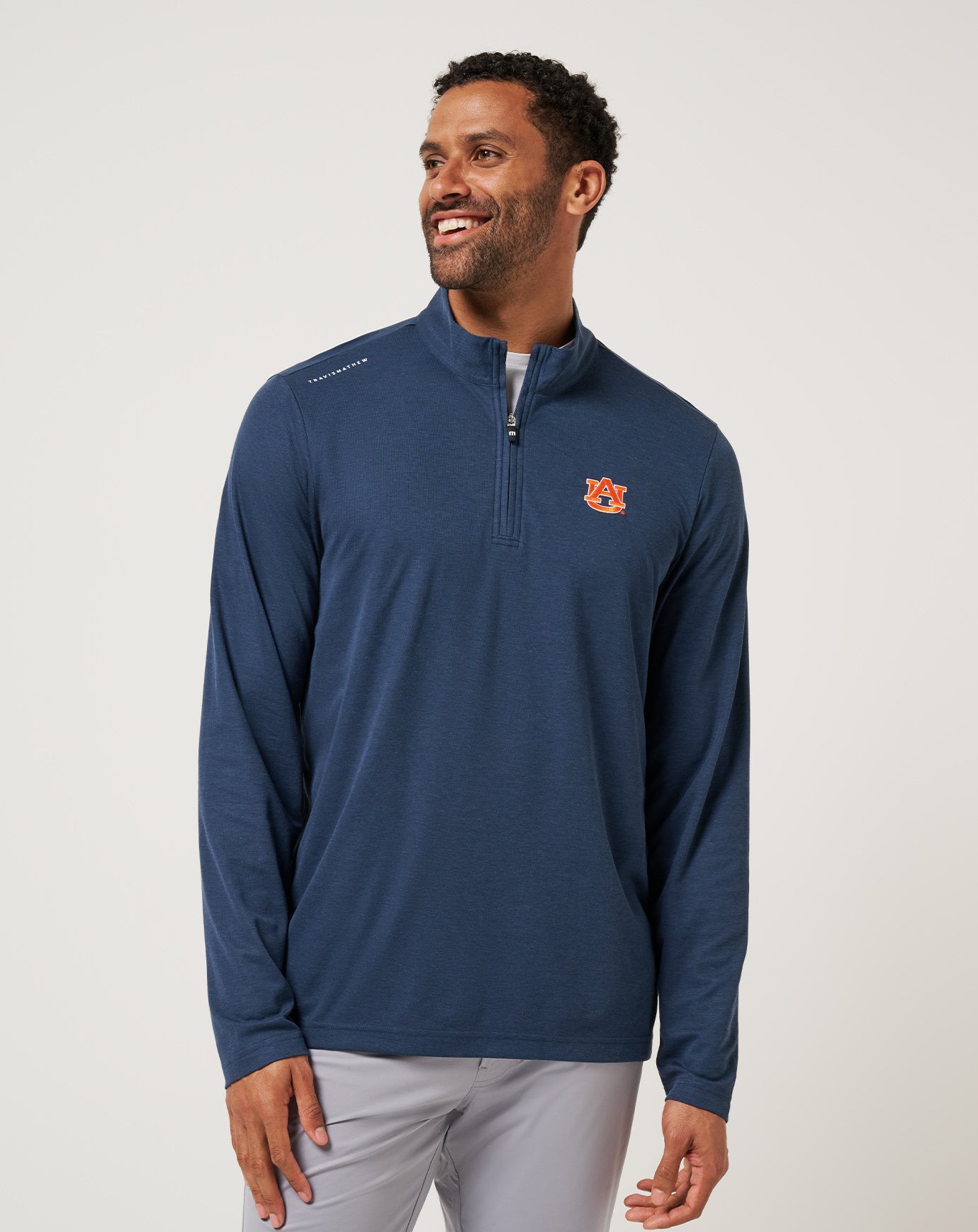 Auburn Time To Tailgate Quarter Zip - Travis Mathew