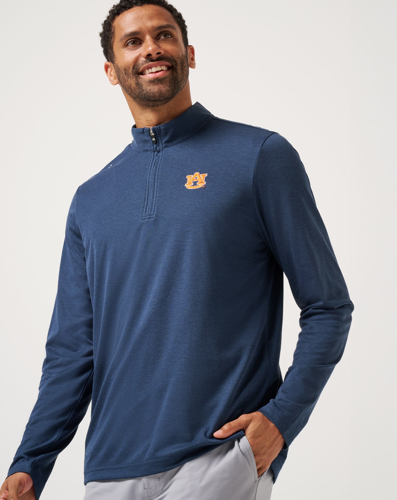 Auburn Time To Tailgate Quarter Zip - Travis Mathew