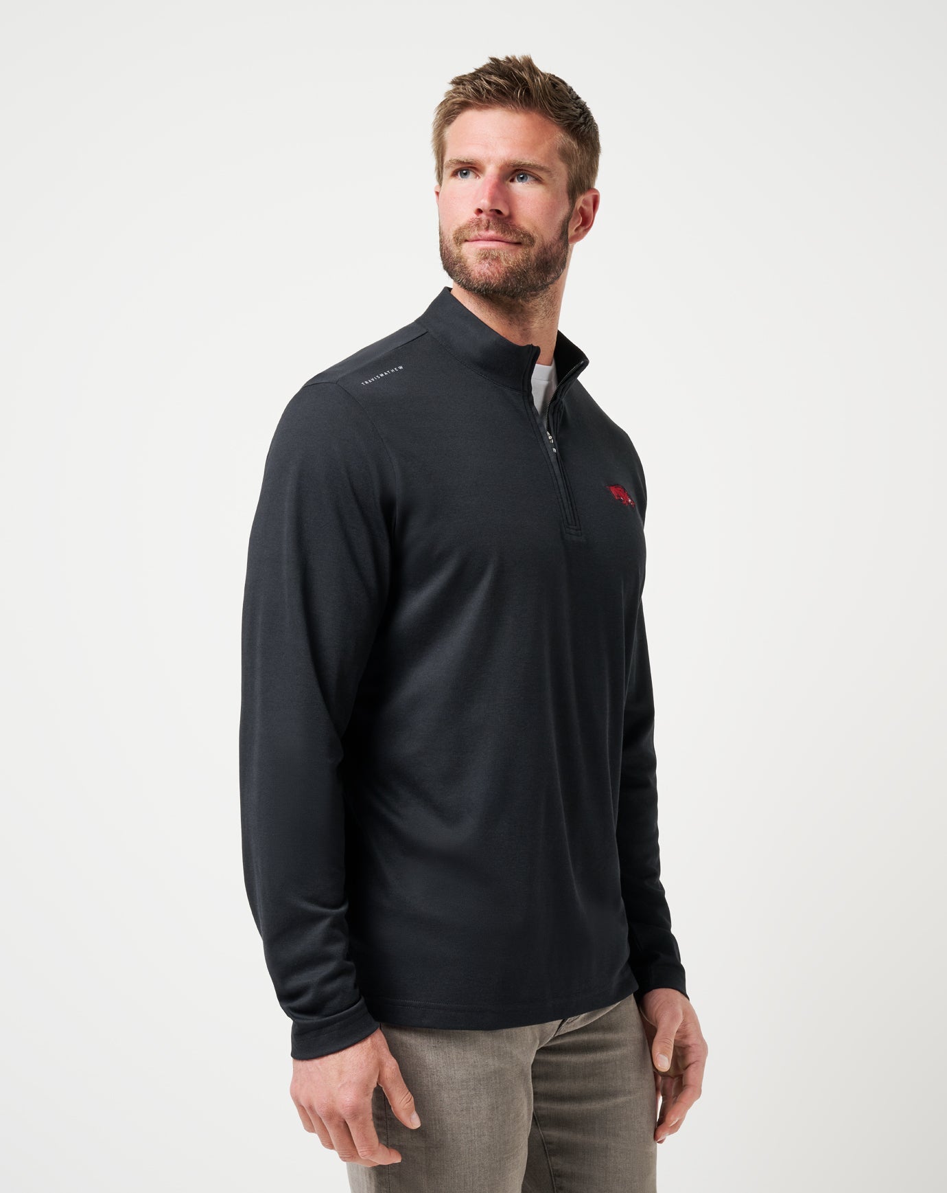 Arkansas Time To Tailgate Quarter Zip - Travis Mathew
