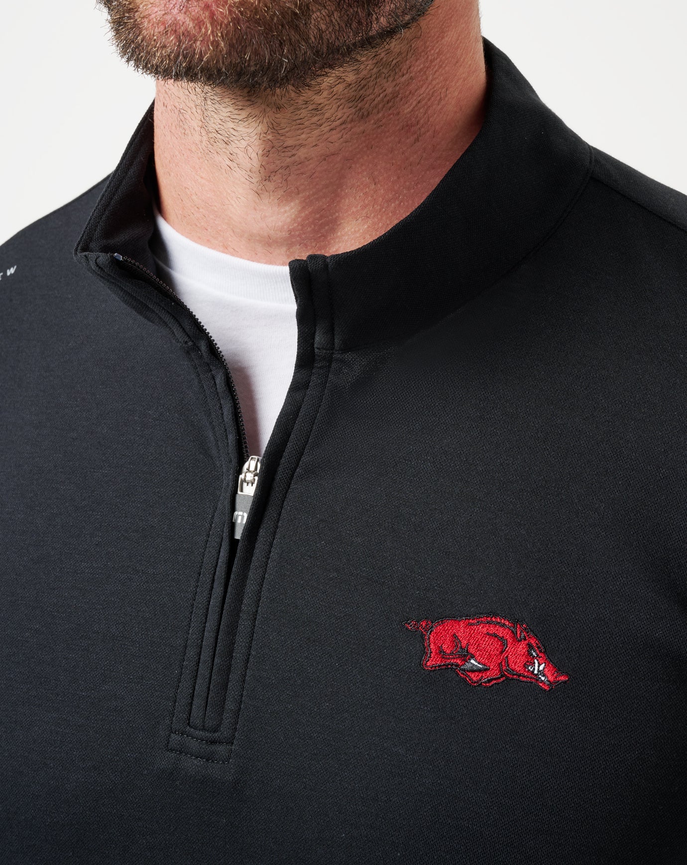 Arkansas Time To Tailgate Quarter Zip - Travis Mathew