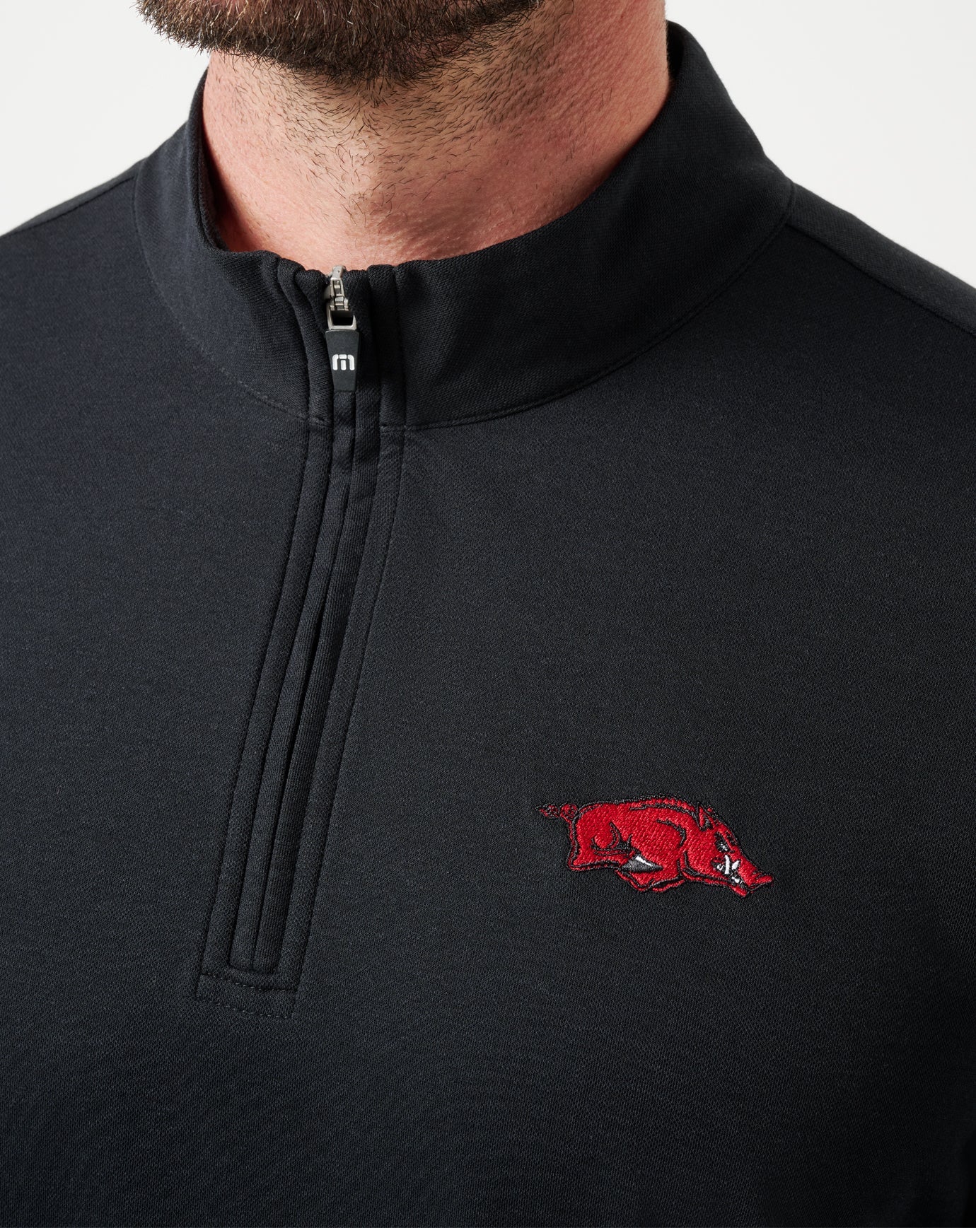 Arkansas Time To Tailgate Quarter Zip - Travis Mathew