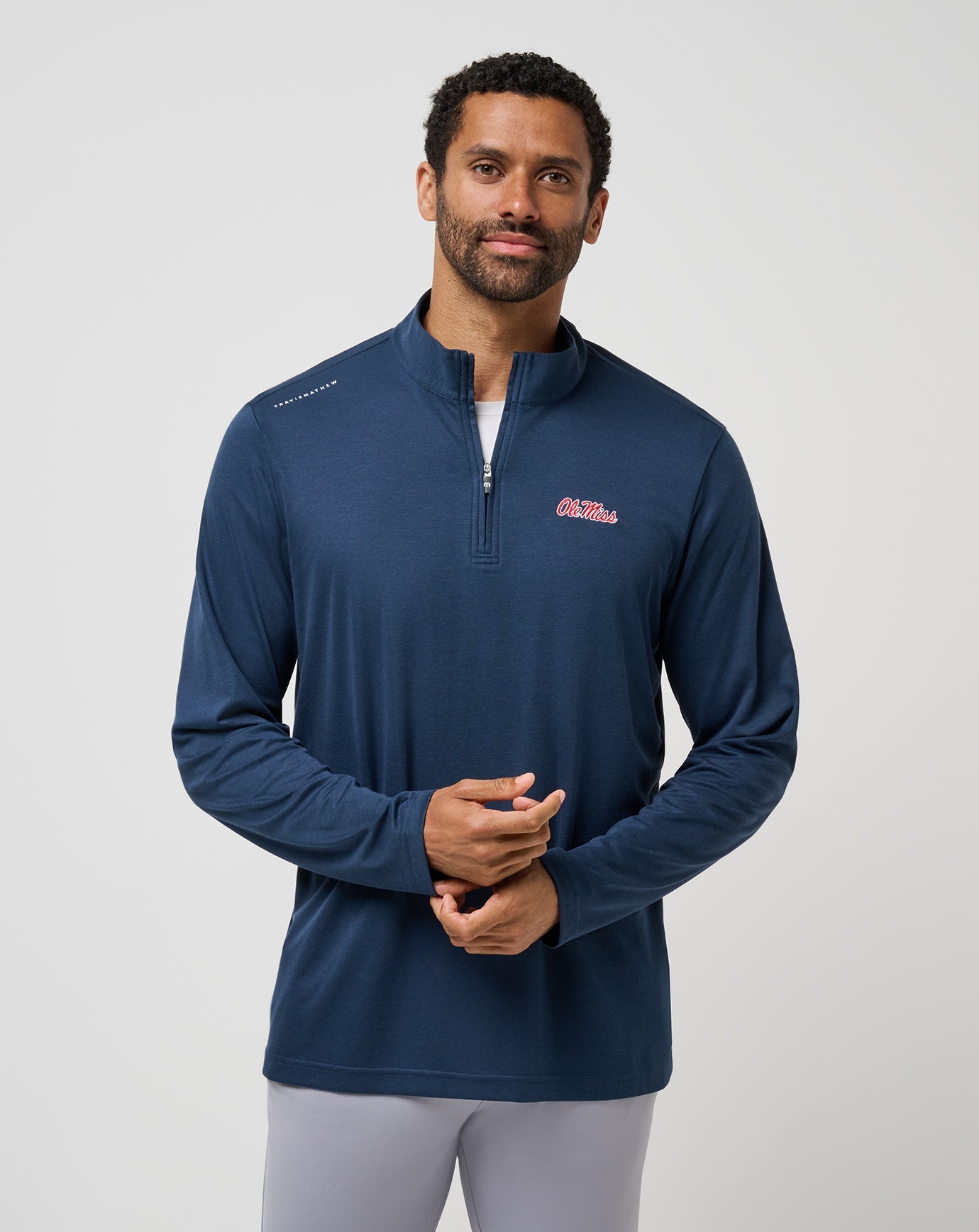 Mississippi Time To Tailgate Quarter Zip - Travis Mathew
