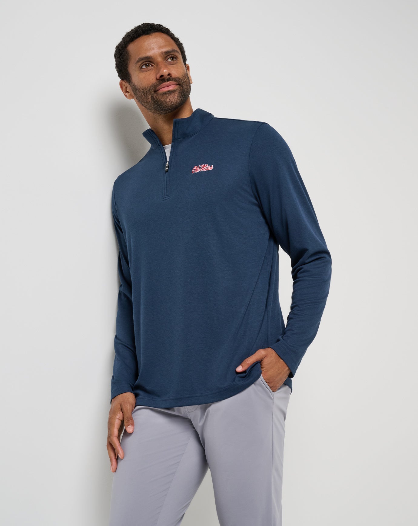 Mississippi Time To Tailgate Quarter Zip - Travis Mathew