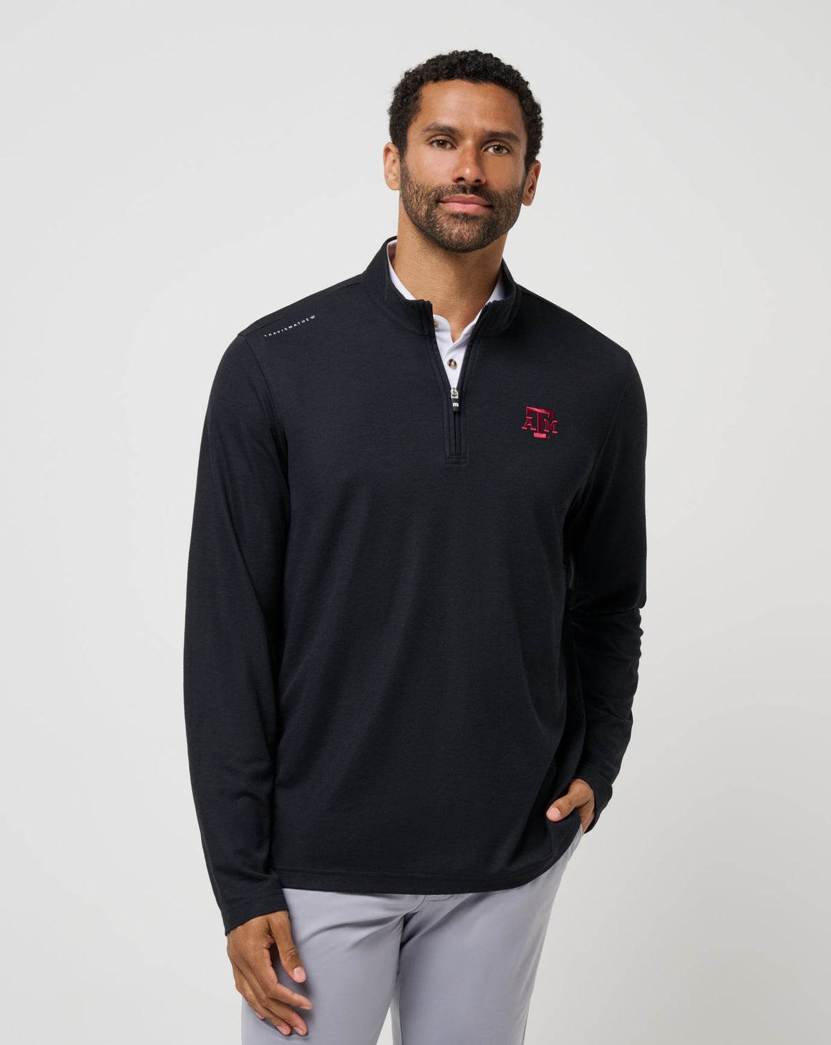 Texas A&M Time To Tailgate Quarter Zip - Travis Mathew