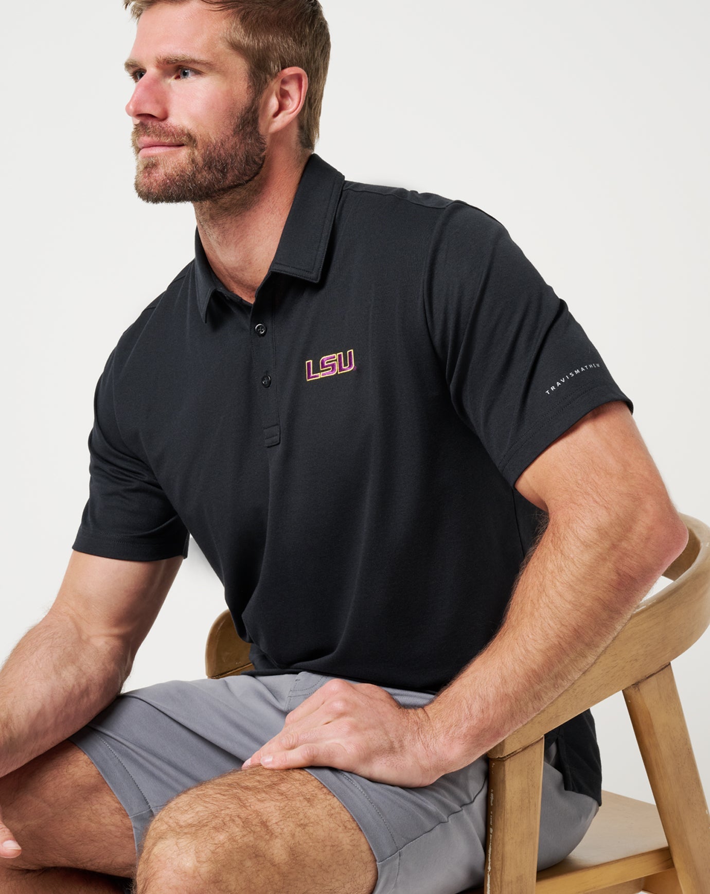 LSU School Pride Polo - Travis Mathew