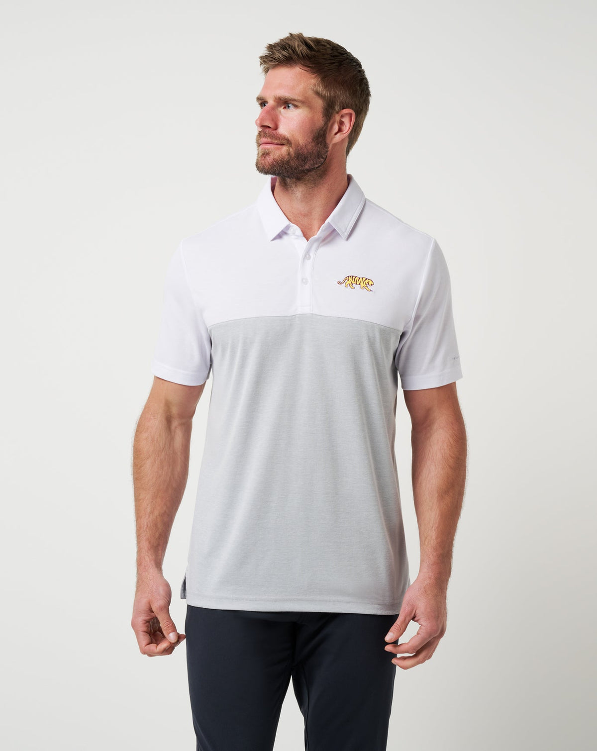 LSU Drop Back Polo - Travis Mathew