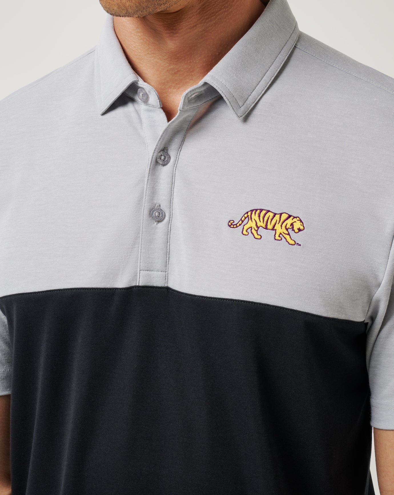 LSU Drop Back Polo - Travis Mathew
