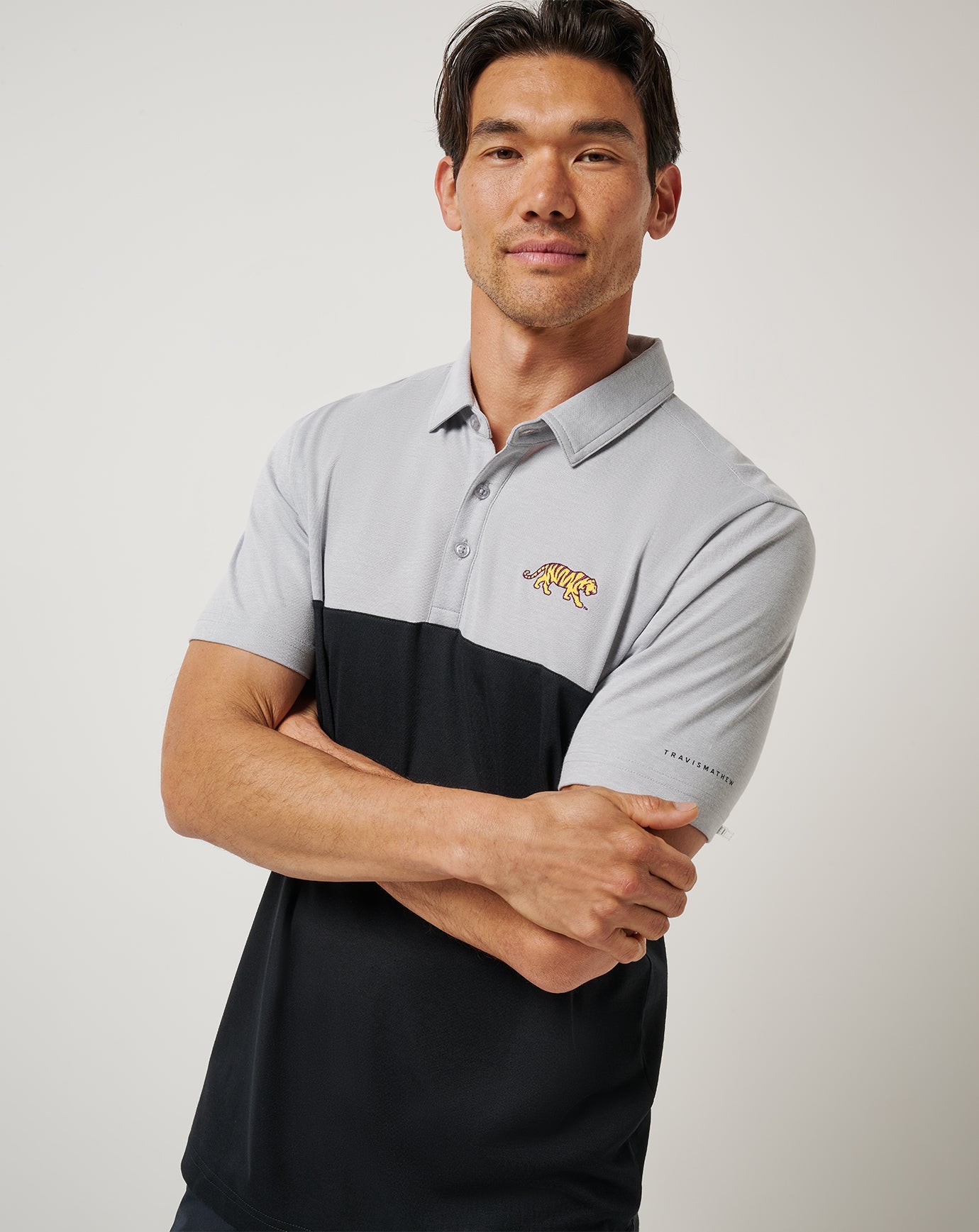LSU Drop Back Polo - Travis Mathew