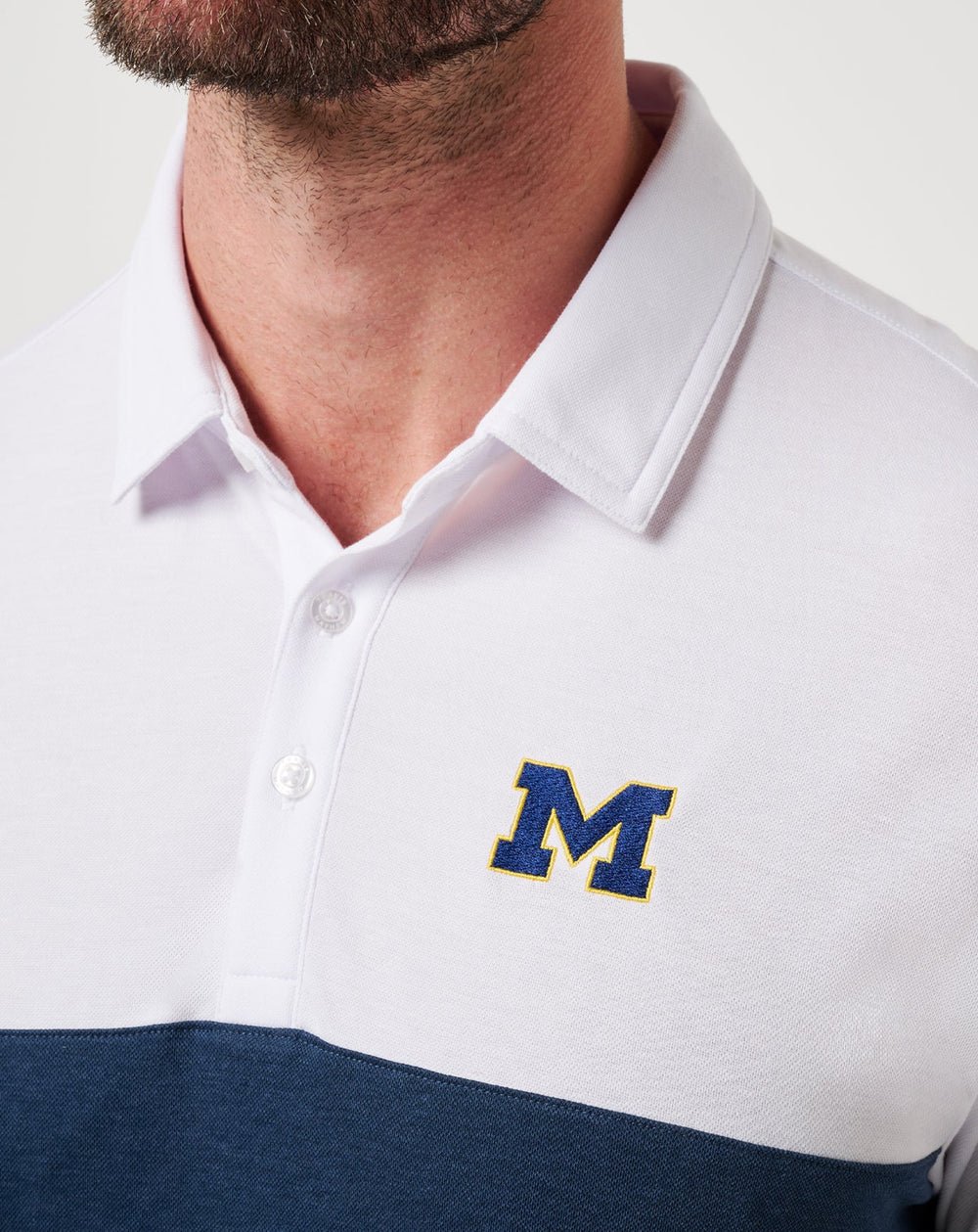 Michigan Drop Back Polo - Travis Mathew