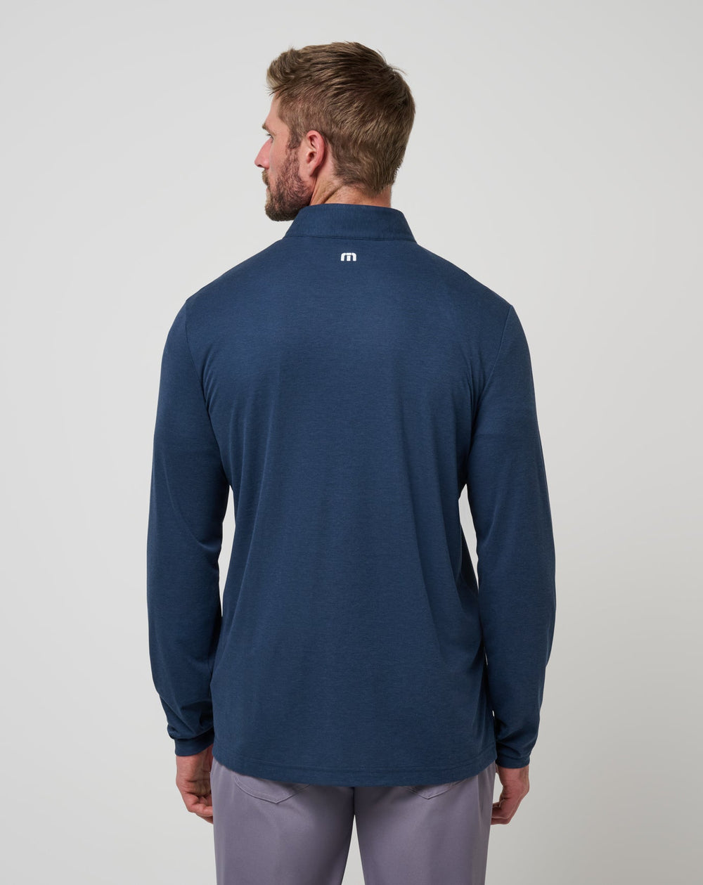 Michigan Time To Tailgate Quarter Zip - Travis Mathew