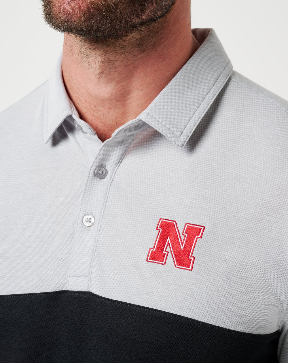 Nebraska Drop Back Polo - Travis Mathew