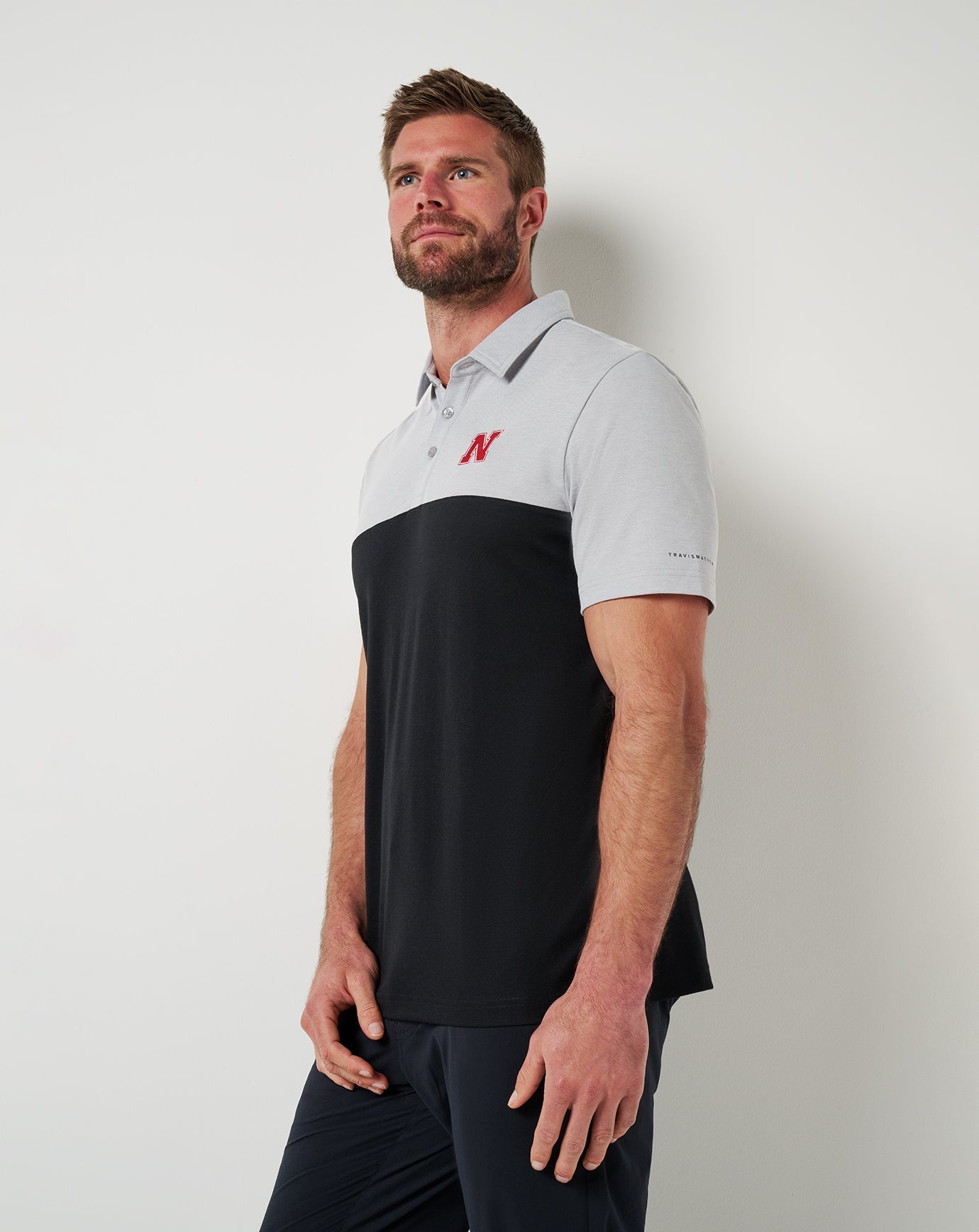 Nebraska Drop Back Polo - Travis Mathew