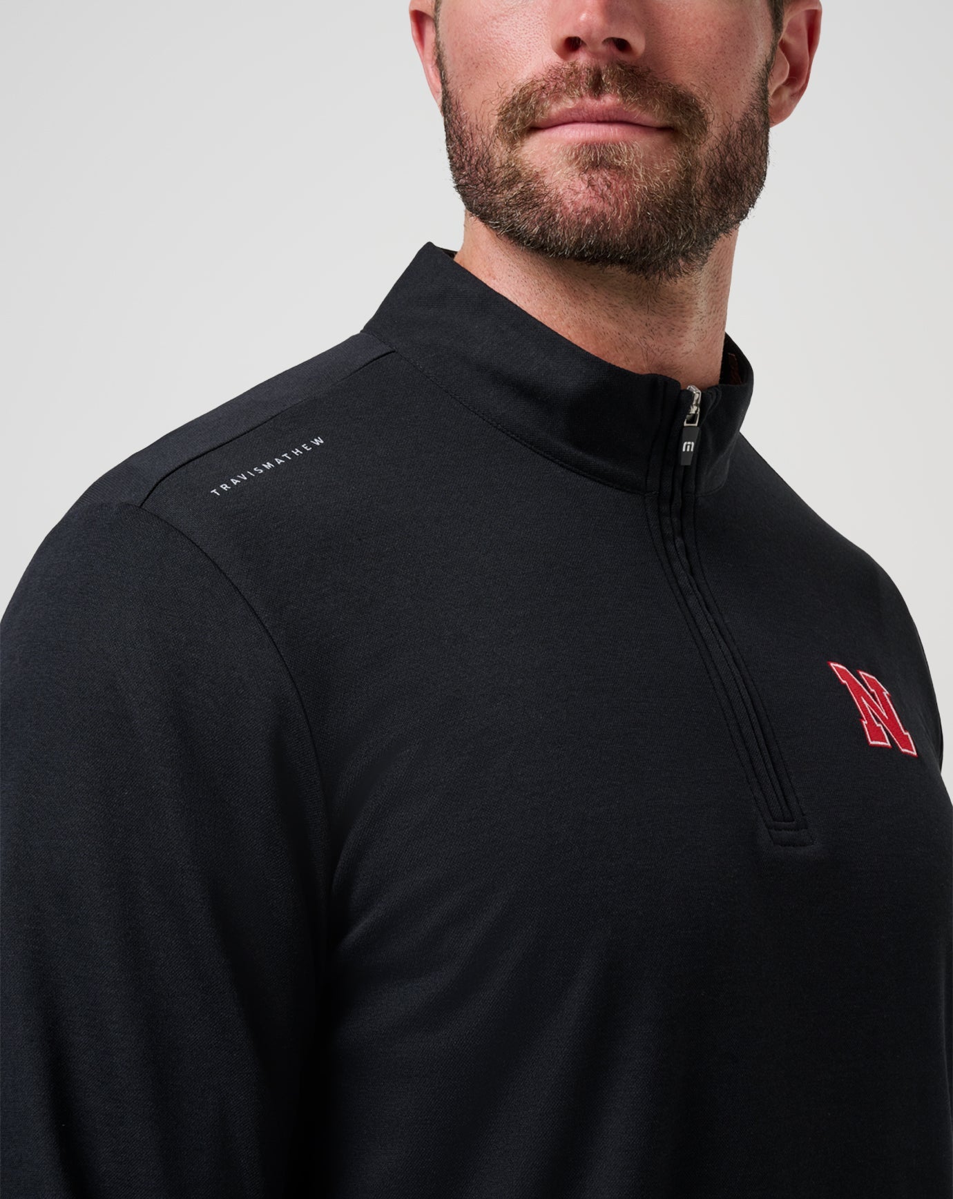 Nebraska Time To Tailgate Quarter Zip - Travis Mathew