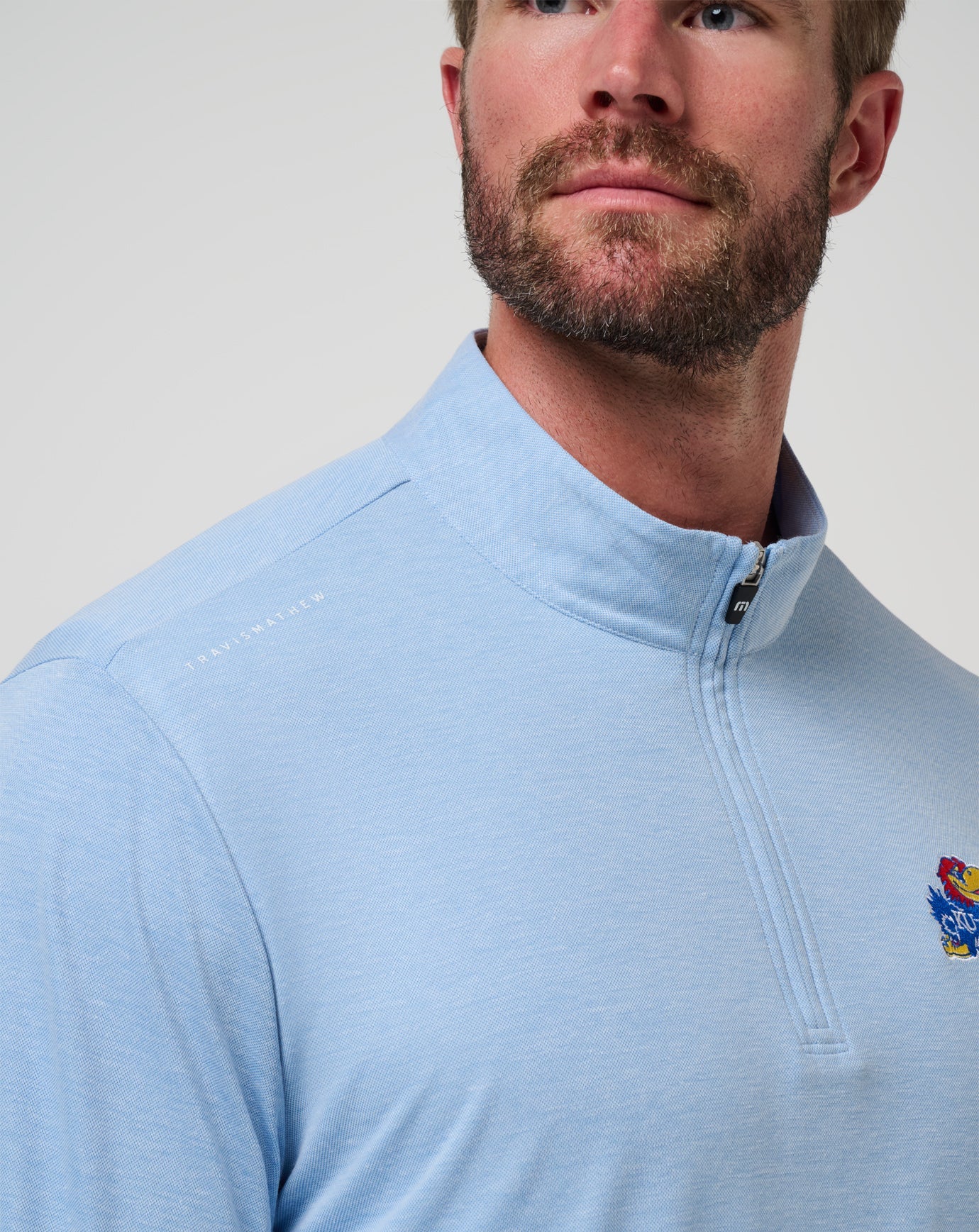 Kansas Time To Tailgate Quarter Zip - Travis Mathew