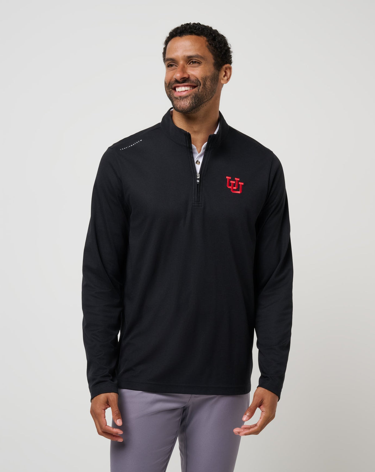 Utah Time To Tailgate Quarter Zip - Travis Mathew